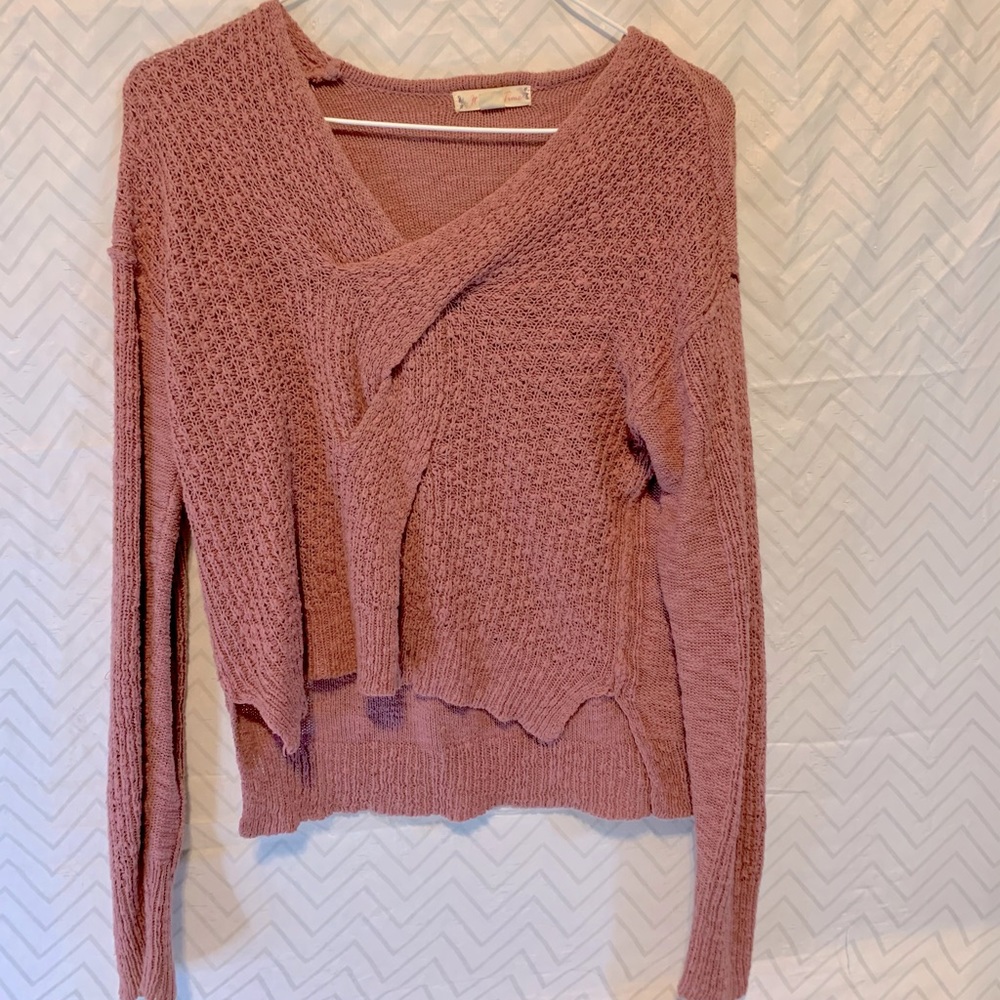 It’s Our Time Sweater Weaved Front Sweater
